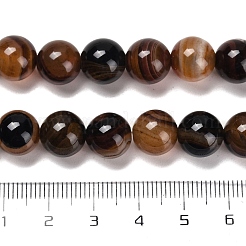 Natural Striped Agate/Banded Agate Beads Strands&nbsp;G-B079-A05-03D