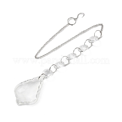 Quartz Crystal Pendant Decorations&nbsp;HJEW-M007-05C-P
