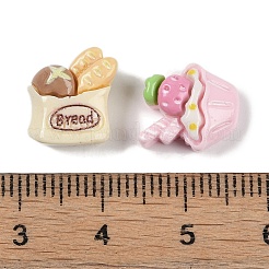 Opaque Resin Imitation Food Decoden Cabochons&nbsp;CRES-M036-01