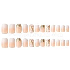 ABS Plastic Full Cover Press On False Nails&nbsp;DIY-CJC0006-15