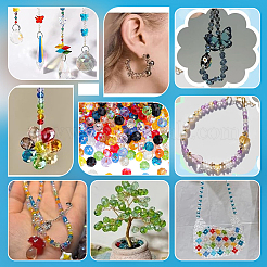240Pcs 12 Colors Electroplate Transparent Glass Beads&nbsp;GLAA-PH0004-64
