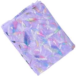 Feather Pattern Nylon Fabric&nbsp;DIY-WH20066-004A