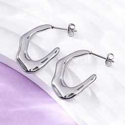 304 Stainless Steel Stud Earrings&nbsp;EJEW-B108-18P