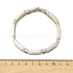 304 Stainless Steel Link Chain Bracelets for Women Men&nbsp;BJEW-R018-09GP