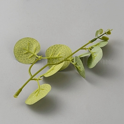Plastic & Polyester Artificial Eucalyptus Leaf&nbsp;DIY-WH20007-353A
