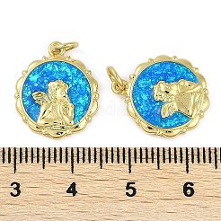 Rack Plating Brass Pendants&nbsp;KK-U032-16G