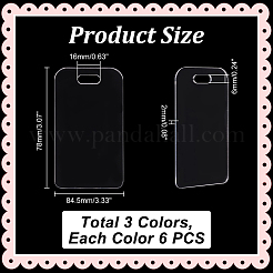 18Pcs 3 Colors Acrylic Big Pendants&nbsp;DIY-GA0005-67