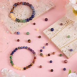 280Pcs 7 Style Chakela Natural Gemstone Beads&nbsp;G-SZ0002-02