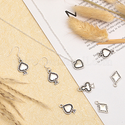 80Pcs 4 Style Tibetan Style Alloy Pendants&nbsp;FIND-CA0007-44