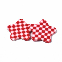 Opaque Cellulose Acetate(Resin) Pendants&nbsp;KY-Q057-004A-02