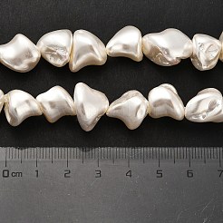Electroplated Shell Pearl Beads Strands&nbsp;BSHE-C009-01C