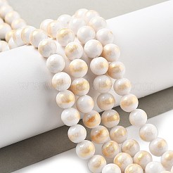 Natural Mashan Jade Beads Strands&nbsp;G-A255-A01-01H
