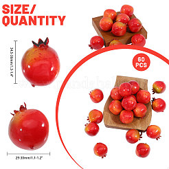 Plastic Simulation Pomegranate&nbsp;AJEW-WH0270-049