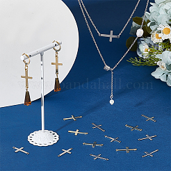 60Pcs 2 Colors Religion 201 Stainless Steel Connector Charms&nbsp;STAS-UN0054-08