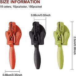 Iron Invisible Zipper Pull Slider Head&nbsp;IFIN-FG0001-01