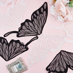 2Pcs 2 Colors Lace Iron on/Sew On Patches&nbsp;PATC-GF0001-54