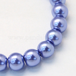 Baking Paint Glass Pearl Round Bead Strands&nbsp;LS-HY-Q003-10mm-09