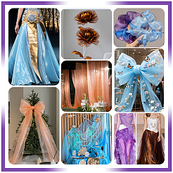 Polyester Gauze Fabric&nbsp;DIY-WH0780-26B