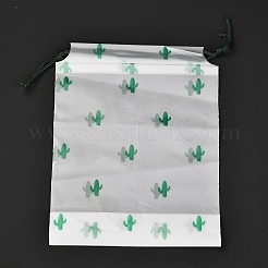 Plastic Frosted Drawstring Bags&nbsp;LS-ABAG-M003-01A-07