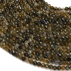 Natural Labradorite Beads Strands&nbsp;GG-CBA9722-A03-2mm