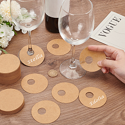 Paper Wine Glass Charms&nbsp;LS-AJEW-WH0009-60A-02