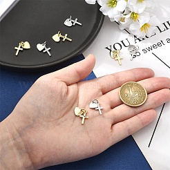 8Pcs 2 Colors Rack Plating Brass Pendants&nbsp;KK-YW0003-70