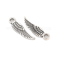 Tibetan Style Alloy Wing Pendants&nbsp;X-TIBEP-3344-AS-NR
