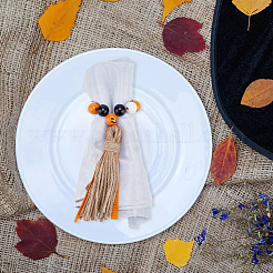 Wood Beaded Napkin Ring&nbsp;AJEW-PH01539