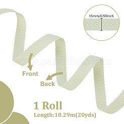 Polyester-cotton Ribbon&nbsp;OCOR-WH0048-04C
