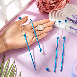 4Pcs DIY Alloy Beadable Crochet Hooks&nbsp;AJEW-TA0003-50E