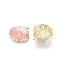 Rack Plating Alloy Enamel Pendants&nbsp;PALLOY-M199-22G