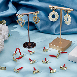 40Pcs Rack Plating Alloy Stud Earring Findings&nbsp;FIND-SC0013-68