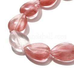 Cherry Quartz Glass Beads Strands&nbsp;G-P561-B09-01