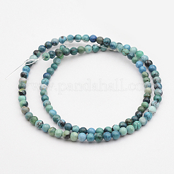 Natural Variscite Bead Strands&nbsp;G-P300-05-4mm