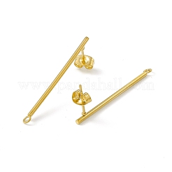 Ion Plating(IP) 304 Stainless Steel Stud Earrings Finding&nbsp;X-STAS-C061-12G