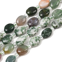 Natural Quartz Crystal & Crazy Agate & Green Spot Jasper & Unakite & Green Strawberry Quartz & Indian Agate Beads Strands&nbsp;G-Z135-A14