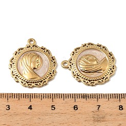 304 Stainless Steel Enamel Pendants&nbsp;STAS-I371-22G-02
