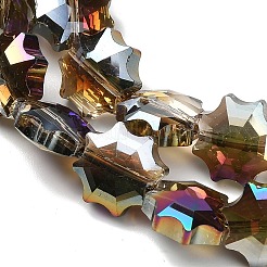 Electroplate Transparent Glass Beads&nbsp;EGLA-H112-04HR-02