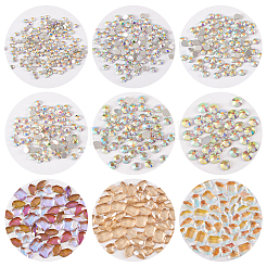 24 Style Transparent K9 Glass Cabochons&nbsp;GLAA-TA0001-24