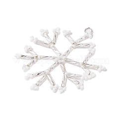 Christmas Seed Beads Beaded Charms&nbsp;PALLOY-MZ00328-01