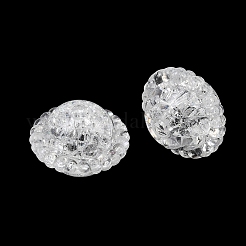 Transparent Crackle Acylic Beads&nbsp;AC-CBA7340-11