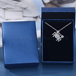 Summer Beach Alloy Colorful Rhinestone Pendant Necklaces&nbsp;WGE77BE-01