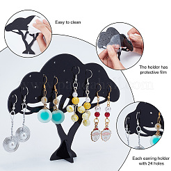 Opaque Acrylic Earring Display Tree&nbsp;EDIS-WH0030-12