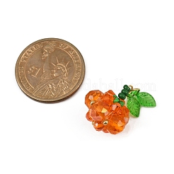 Halloween Theme Glass Seed Beads Pendants&nbsp;PALLOY-MZ00776-01
