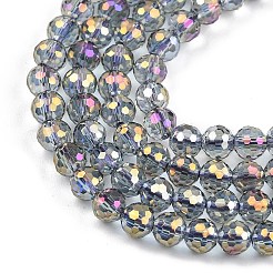 Electroplate Transparent Glass Beads&nbsp;EGLA-B013-02A-HP17