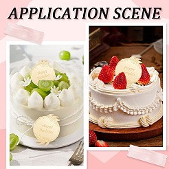 21Pcs Birthday Theme Mirror Effect Acrylic Birthday Cupcake Insert Card Decoration&nbsp;AJEW-SP0001-75