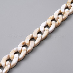 Plastic Curb Chain Bag Handles&nbsp;FIND-WH0045-47C