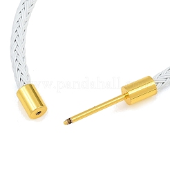 Braided Steel Wire Bracelet Making&nbsp;KK-CBA6056-03D-G