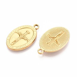 Ion Plating(IP) 201 Stainless Steel Pendants&nbsp;STAS-N109-240G