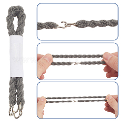 16Pcs Twist Polyester Braces with Iron Hook&nbsp;AJEW-SP0001-63D